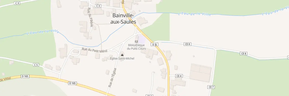 Plan du 251 Rue du Grand Ménil à Bainville-aux-Saules