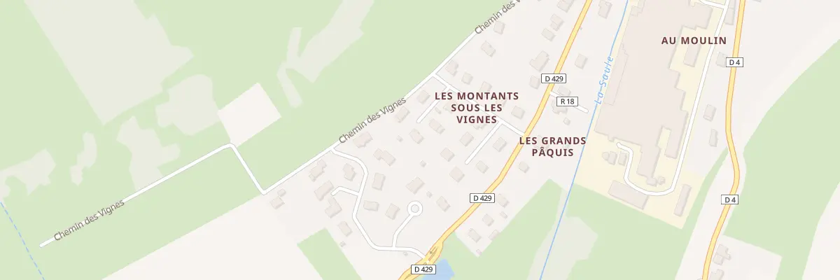 Plan du 9 Lot Les Montants Ss Les Vignes à Hymont