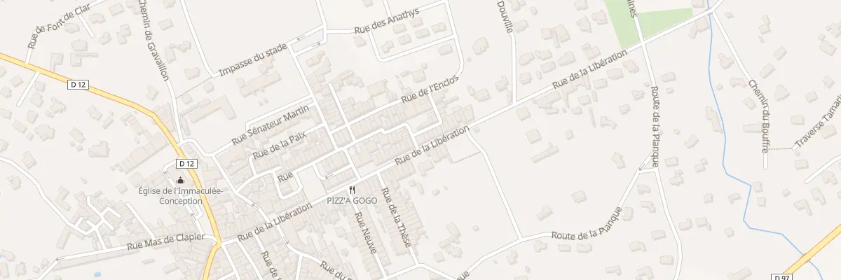 Plan du 603 Rue de la Libération à Puget-Ville