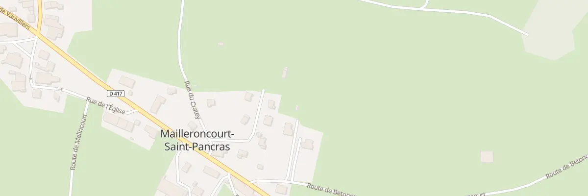 Plan du 3 Rue de Betoncourt à Mailleroncourt-Saint-Pancras