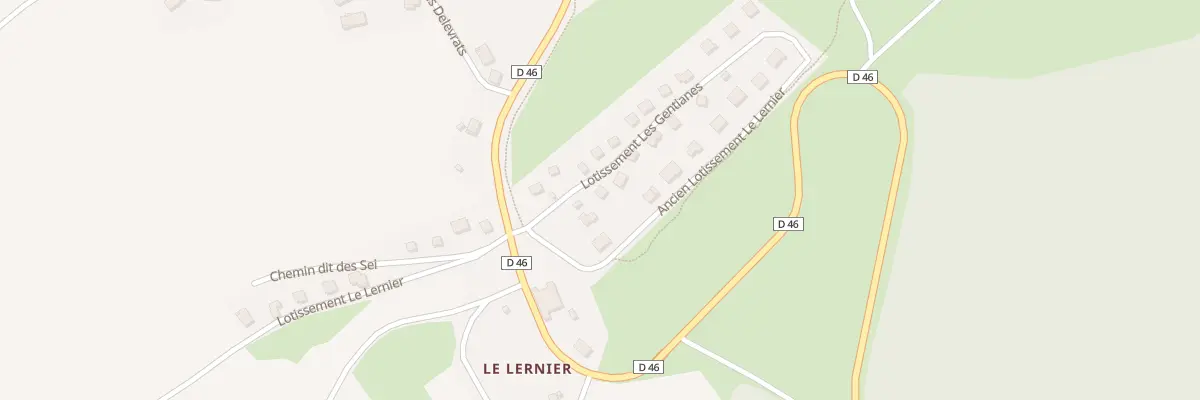 Plan du 2 Lot les Gentianes à Chaux-Neuve