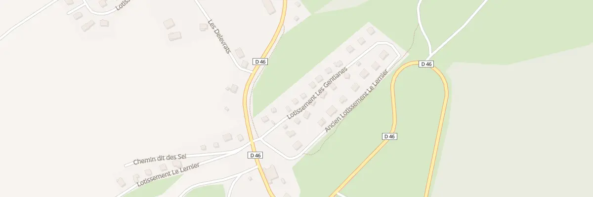 Plan du 3 Lot les Gentianes à Chaux-Neuve