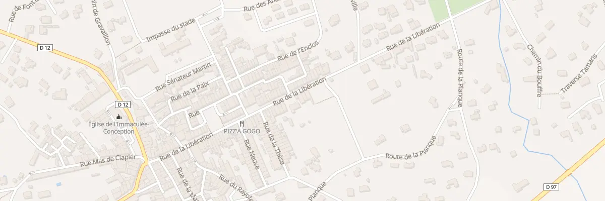 Plan du 610 Rue de la Libération à Puget-Ville