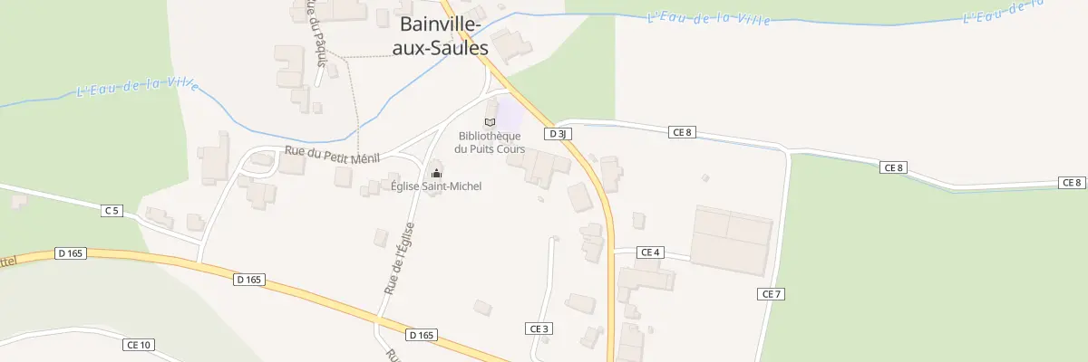 Plan du 231B Rue du Grand Ménil à Bainville-aux-Saules
