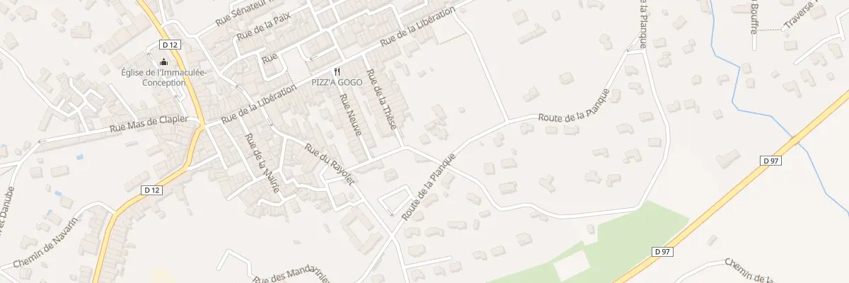 Plan du 127 Rue de la Thèse à Puget-Ville