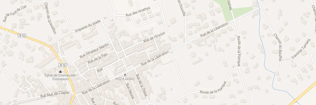 Plan du 629 Rue de la Libération à Puget-Ville