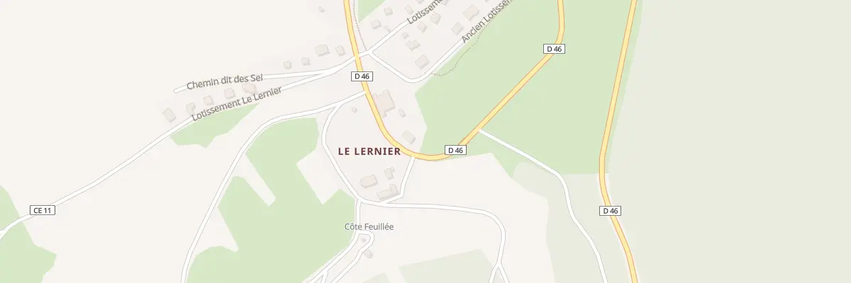 Plan du 9 Lot le Lernier à Chaux-Neuve