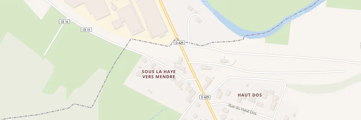 Plan du 21 Rue de la Gare à Hymont