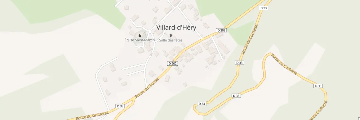 Plan du 5078 Villard d’Hery à Villard-d’Héry