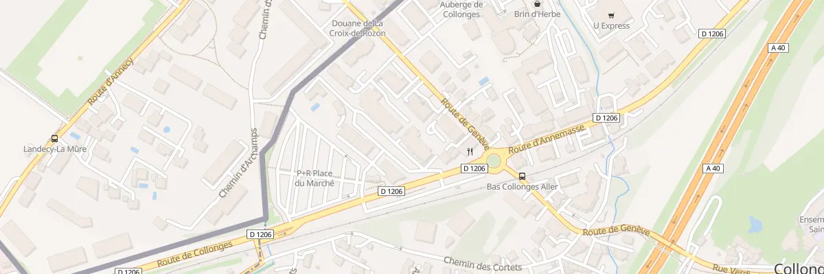 Plan du 62 Rte d’Annecy à Collonges-sous-Salève