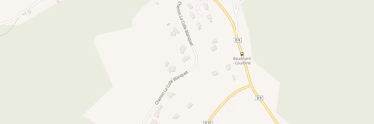 Plan du 210 Che La Colle Blanquet à Baudinard-sur-Verdon