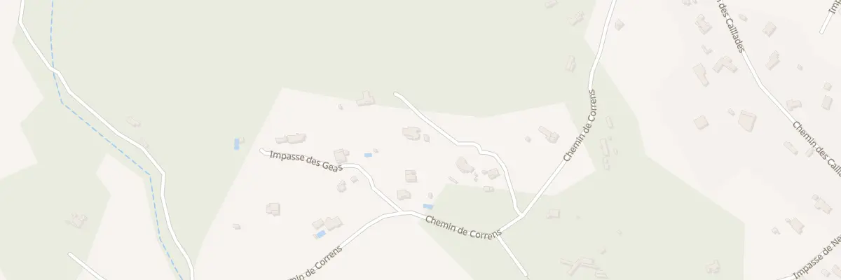 Plan du 3172 Che de Correns à Cotignac
