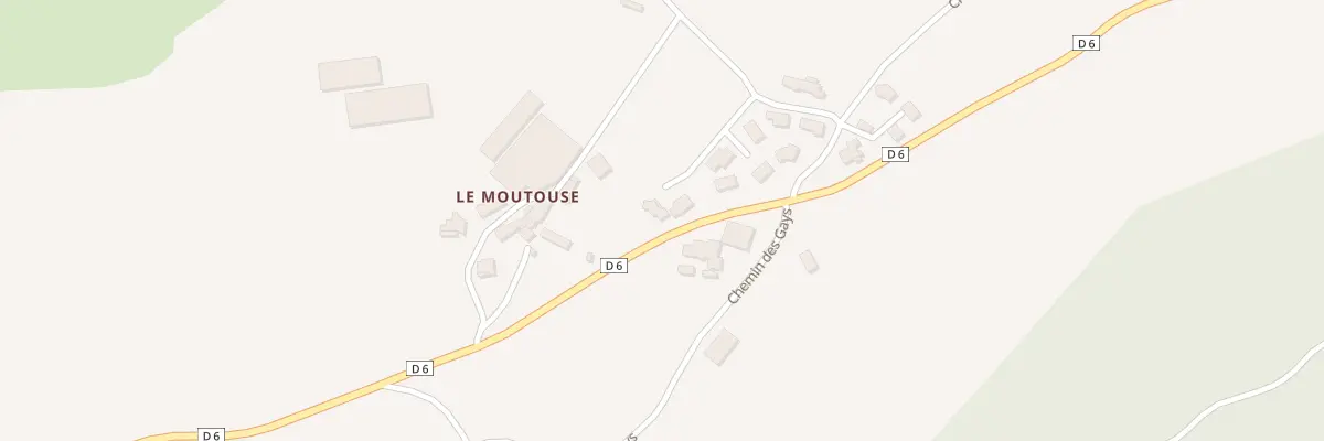 Plan de La Moutouse à Rambaud
