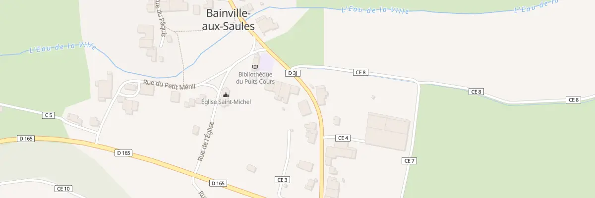 Plan du 231 Rue du Grand Ménil à Bainville-aux-Saules