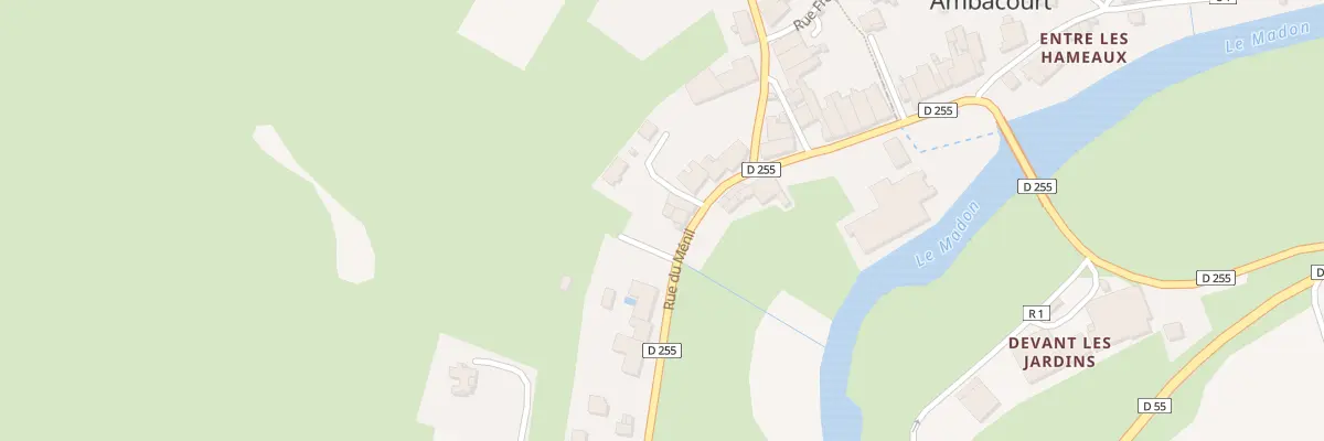 Plan du 346 Rue du Ménil à Ambacourt