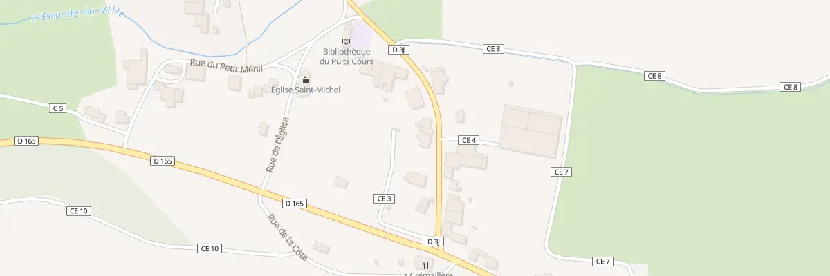 Plan du 11 Rue du Grand Ménil à Bainville-aux-Saules