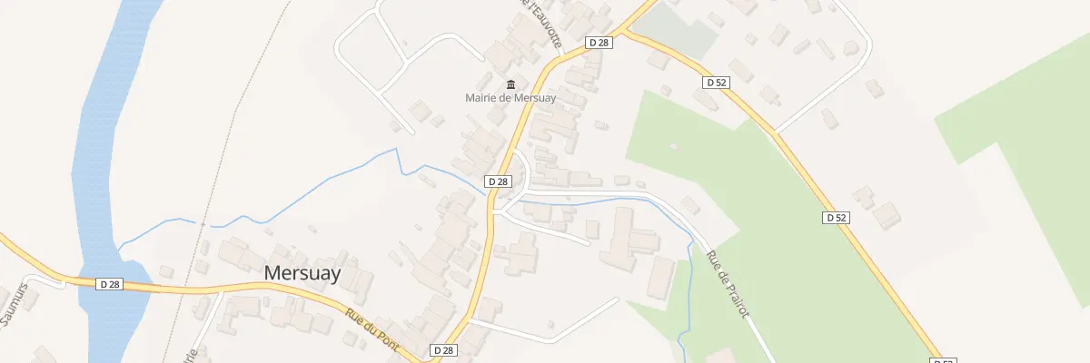 Plan du 1 Rue de Prairot à Mersuay
