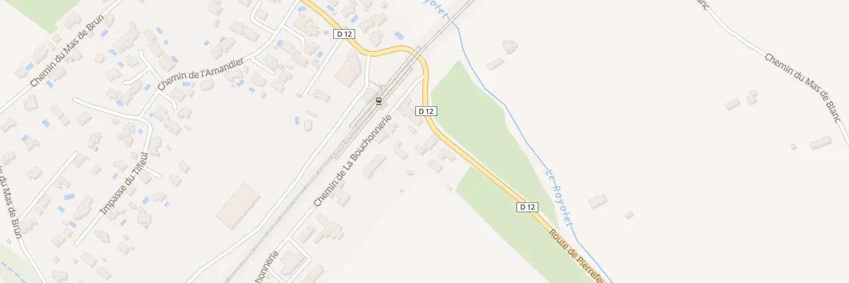 Plan du 63 Che de la Bouchonnerie à Puget-Ville