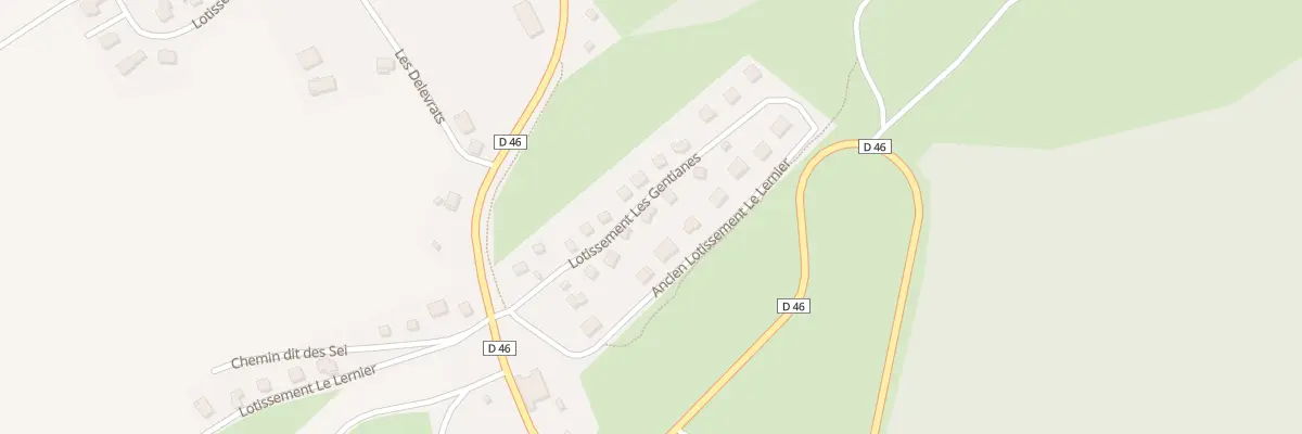 Plan du 8 Lot les Gentianes à Chaux-Neuve