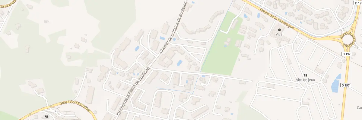 Plan du 352 Che de la Plaine de Bouisson à Hyères