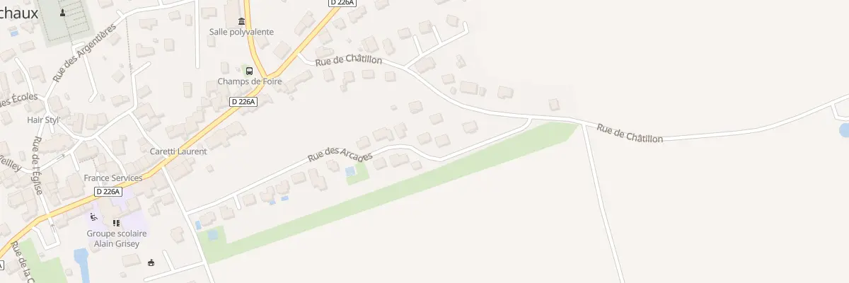 Plan du 2 Vigne au Gaucher à Marchaux-Chaudefontaine