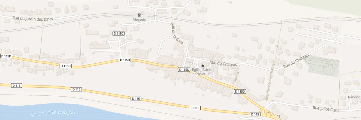 Plan du 6 Rue de la Gare à Messein