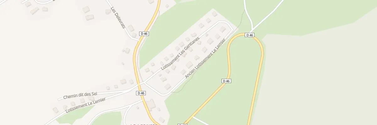 Plan du 30 Lot les Gentianes à Chaux-Neuve