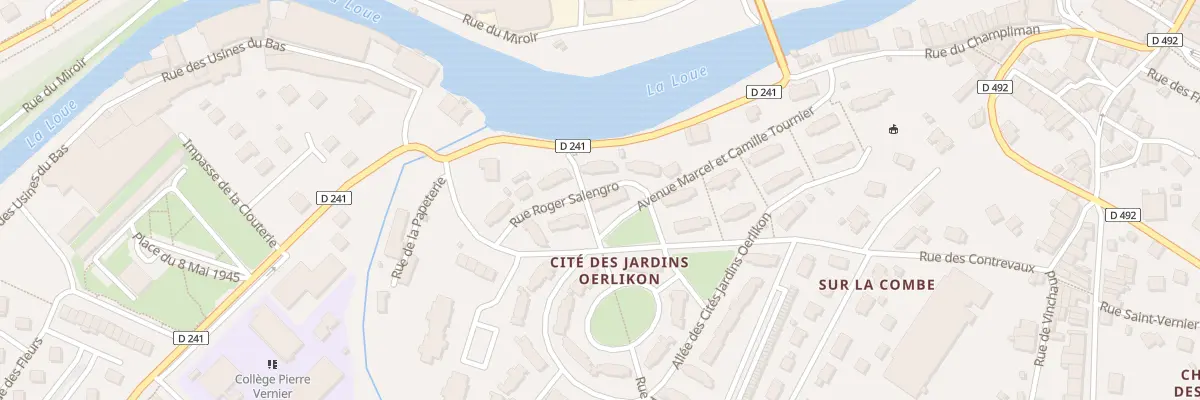 Plan du 3 Rue Roger Salengro à Ornans