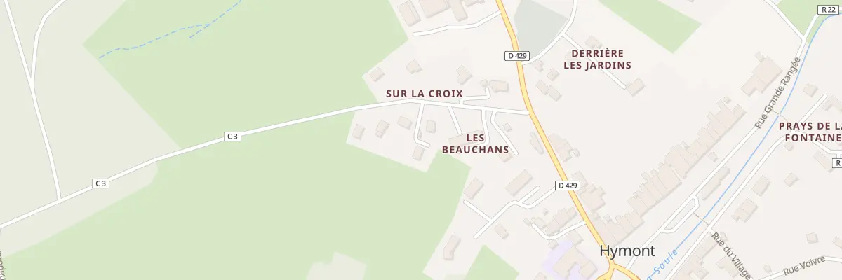 Plan du 9 Che du Haut Savron à Hymont