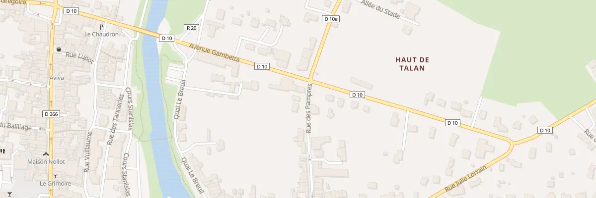 Plan du 14B Rue des Pampres à Mirecourt