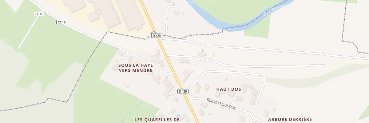 Plan du 16 Rue de la Gare à Hymont
