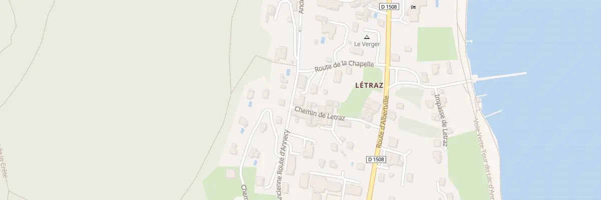 Plan du 111 Rte de la Chapelle à Sevrier