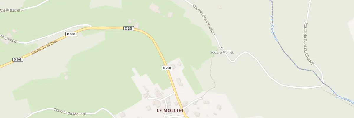 Plan du 1457 Rte du Molliet à Arvillard