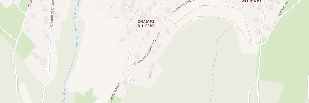 Plan de Che du Champ du Cerf à Ornans