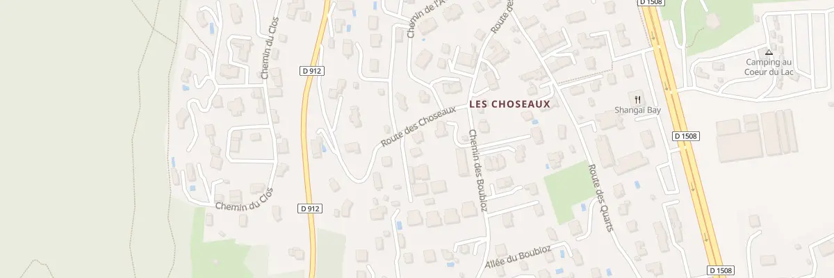 Plan du 783 Rte des Choseaux à Sevrier