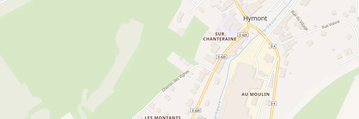 Plan du 1 Che des Vignes à Hymont