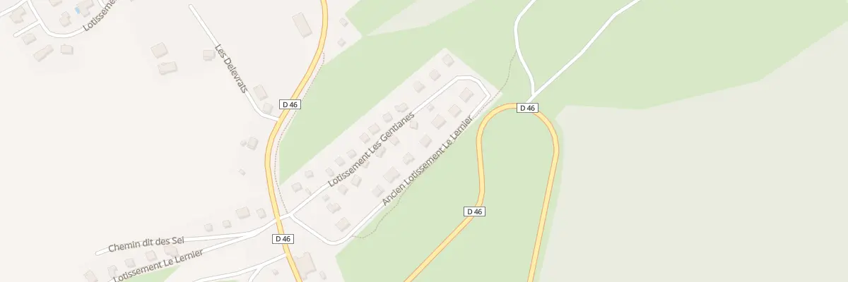 Plan du 26 Lot les Gentianes à Chaux-Neuve