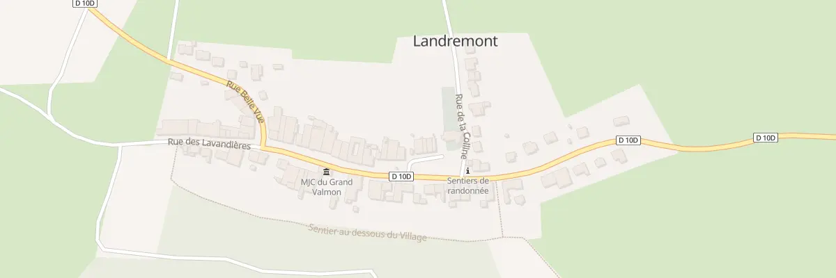 Plan du 1 Rue Saint-clément à Landremont