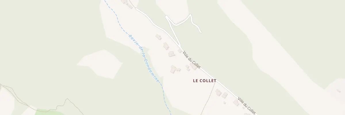 Plan du 1107 Voie du Collet à Aiglun