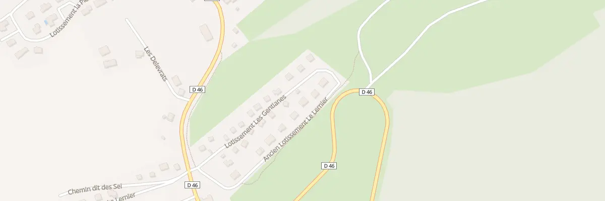 Plan du 24 Lot les Gentianes à Chaux-Neuve