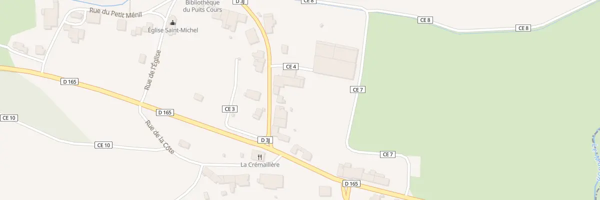 Plan du 74 Rue du Grand Ménil à Bainville-aux-Saules
