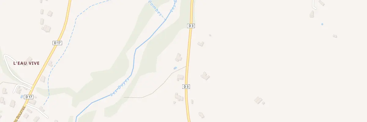 Plan du 7113 Les Claux à Thoard