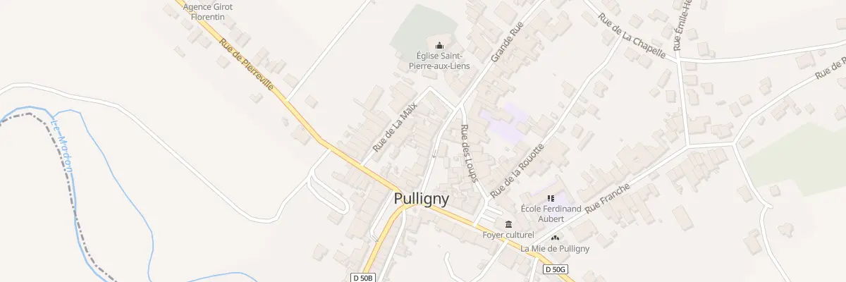 Plan du 10 Rue du 21 Juin 1940 à Pulligny
