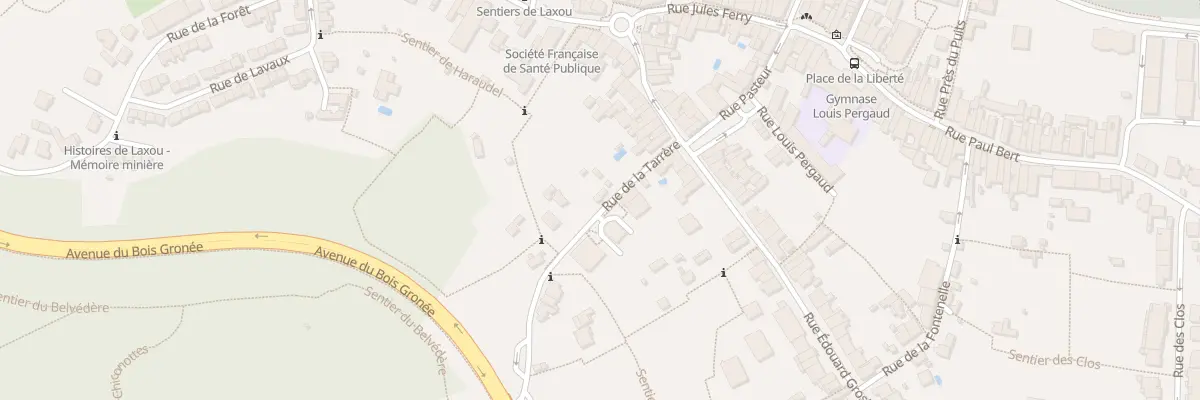 Plan du 6 Rue de la Tarrère à Laxou