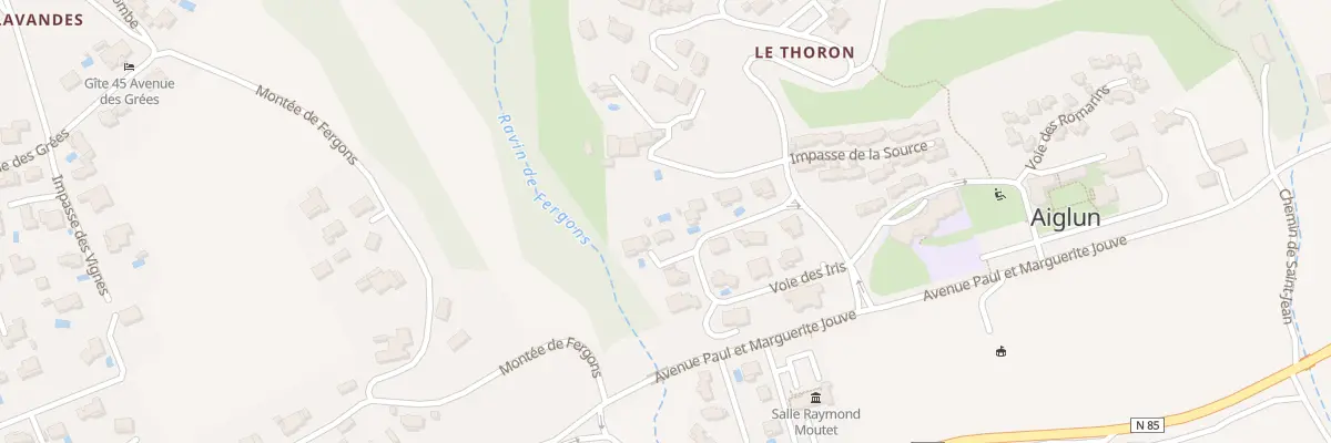 Plan du 9 Voie des Iris à Aiglun