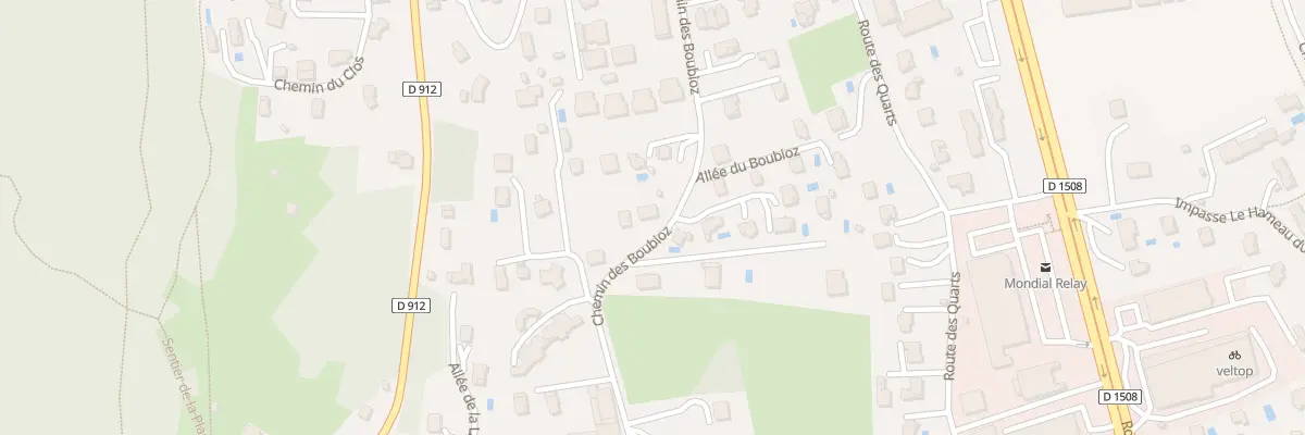 Plan du 212 Che des Boubioz à Sevrier