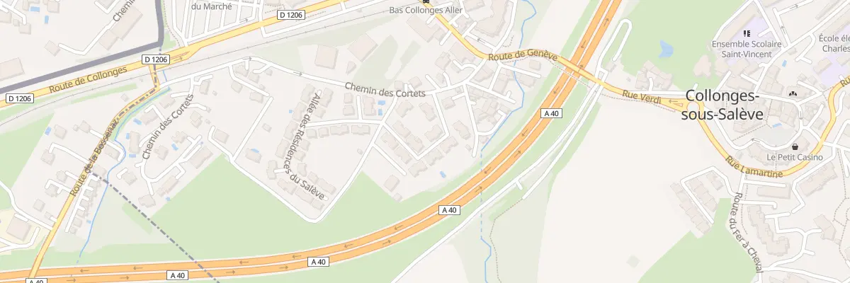 Plan du 60 All du Clos Fleury à Collonges-sous-Salève