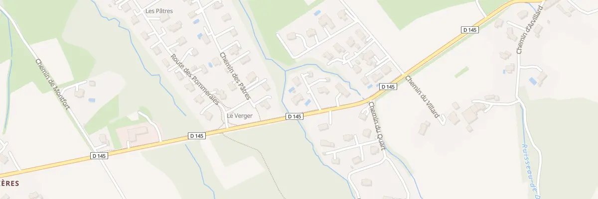 Plan du 630 Rte de Chotard à Archamps