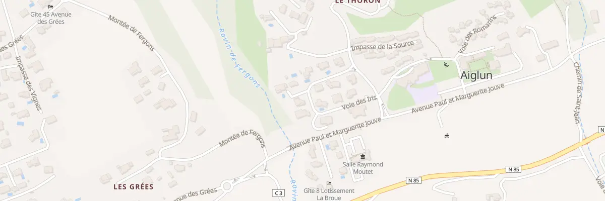 Plan du 5 Voie des Iris à Aiglun