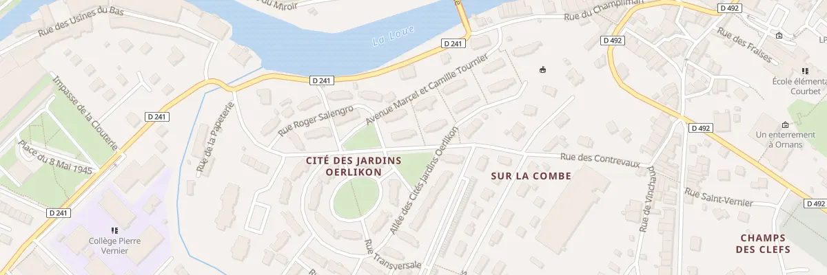 Plan du 12 Rue de Verdun à Ornans